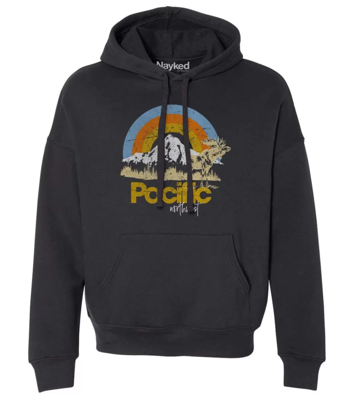 Women'S Ridiculously Soft Graphic Oversized Pullover Sweatshirt | Pacific Northwest | Nayked Apparel Cheap
