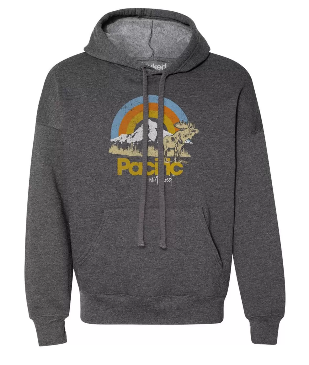 Women'S Ridiculously Soft Graphic Oversized Pullover Sweatshirt | Pacific Northwest | Nayked Apparel Cheap