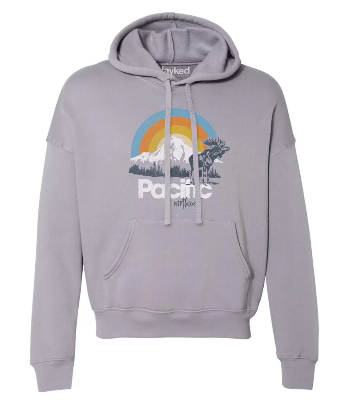 Women'S Ridiculously Soft Graphic Oversized Pullover Sweatshirt | Pacific Northwest | Nayked Apparel Cheap