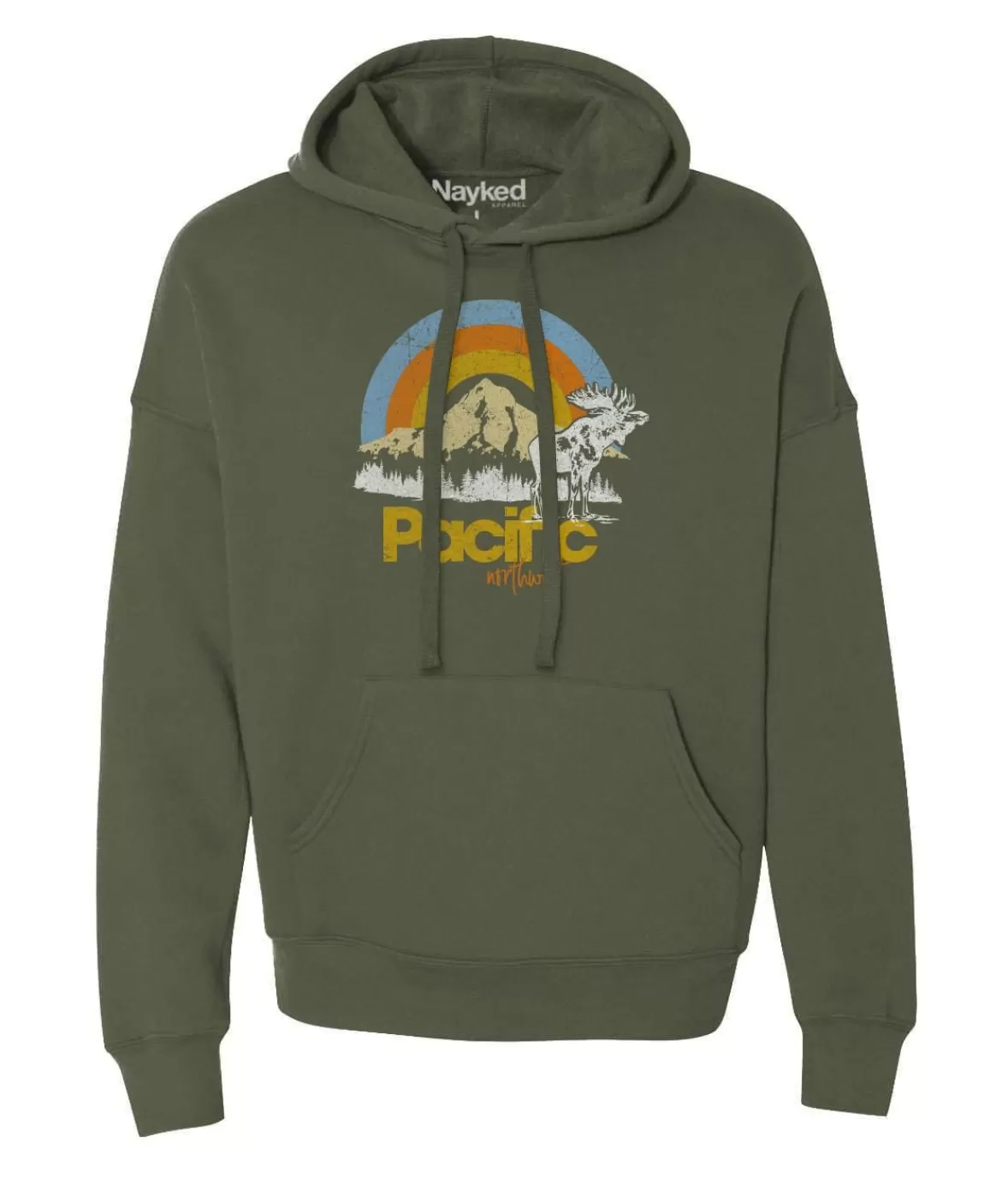 Women'S Ridiculously Soft Graphic Oversized Pullover Sweatshirt | Pacific Northwest | Nayked Apparel Discount