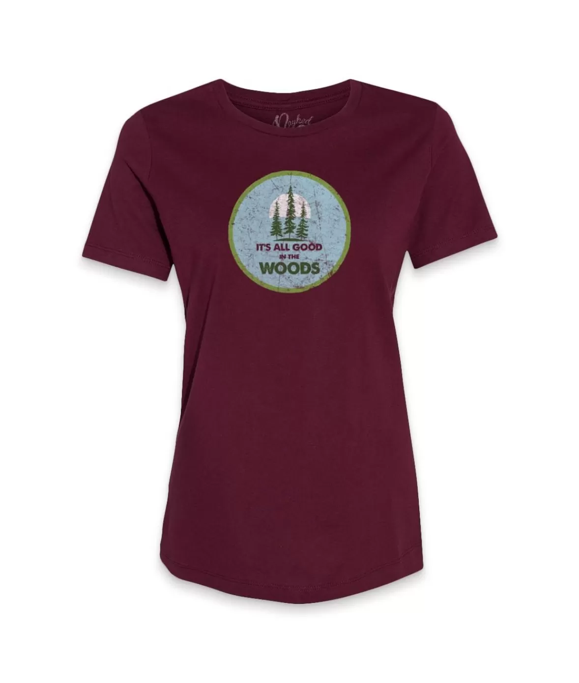 Women'S Ridiculously Soft Graphic Tee | All Good In The Woods | Nayked Apparel Flash Sale