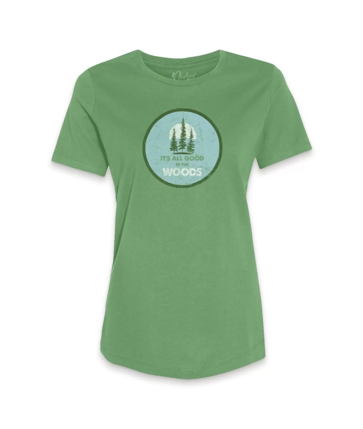 Women'S Ridiculously Soft Graphic Tee | All Good In The Woods | Nayked Apparel Best