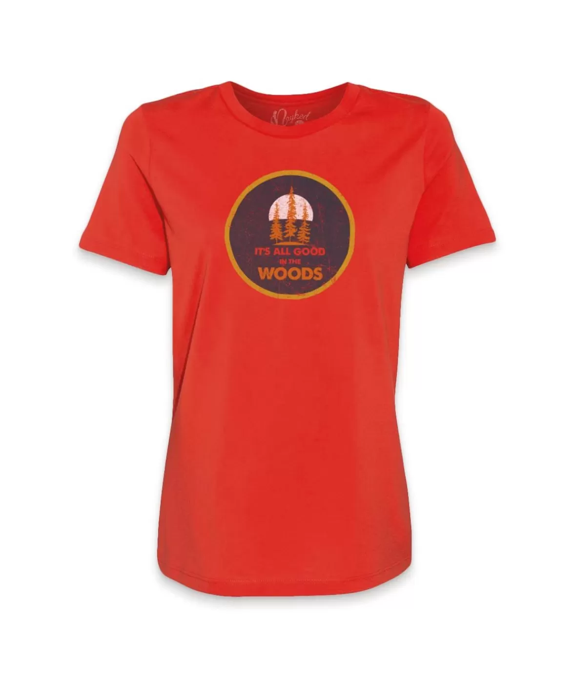Women'S Ridiculously Soft Graphic Tee | All Good In The Woods | Nayked Apparel Best