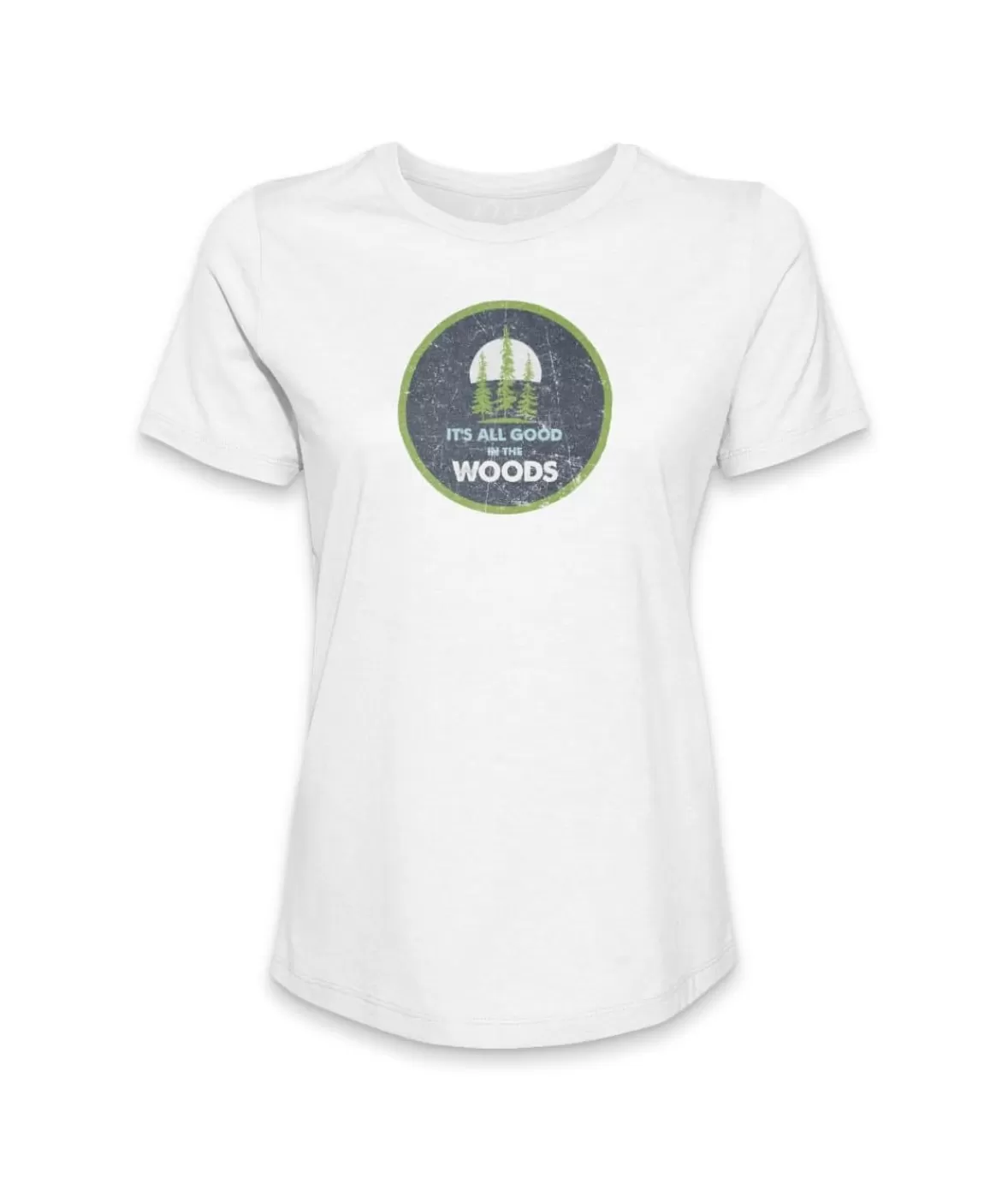 Women'S Ridiculously Soft Graphic Tee | All Good In The Woods | Nayked Apparel Best