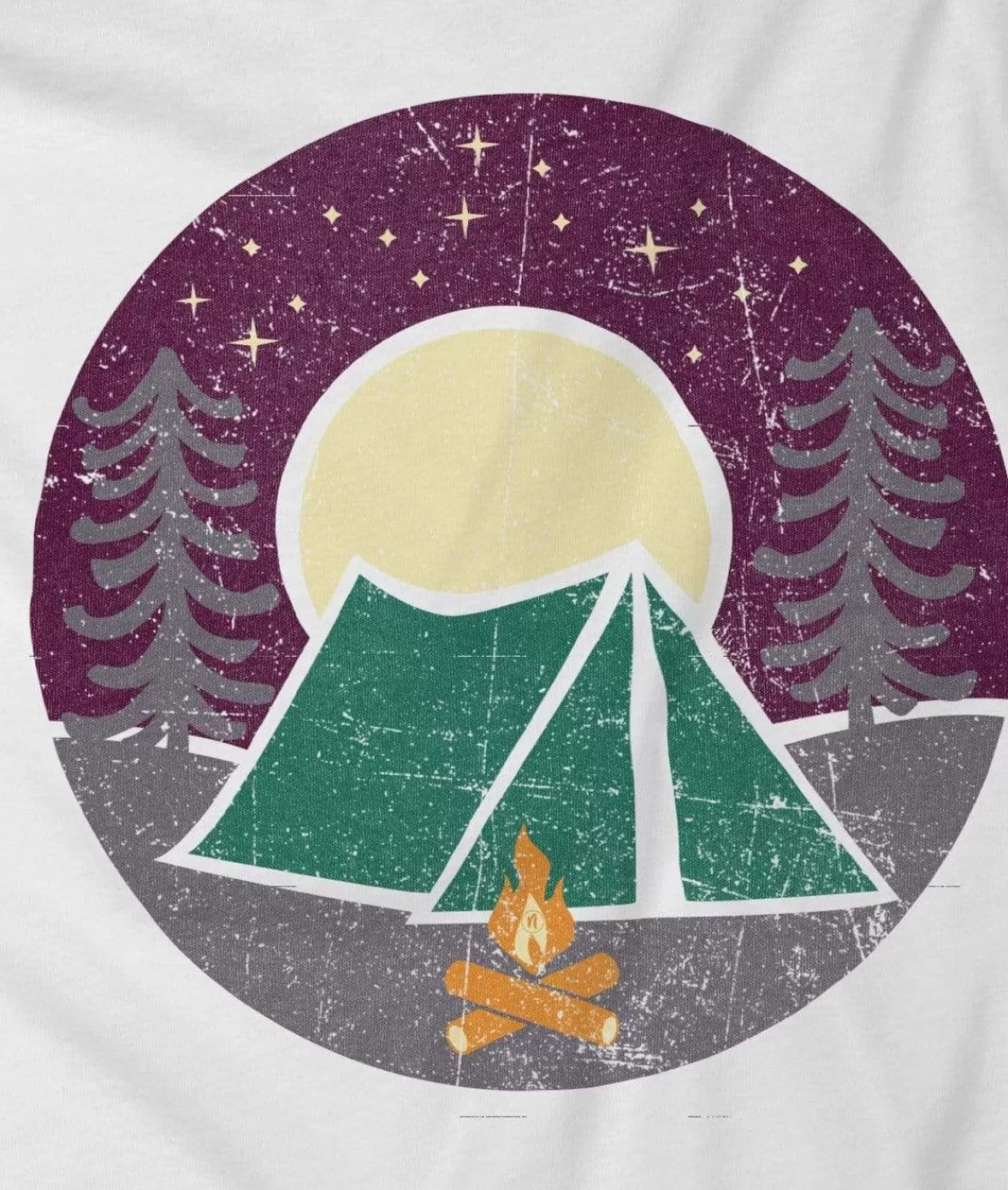 Women'S Ridiculously Soft Graphic Tee | Campfire | Nayked Apparel Cheap