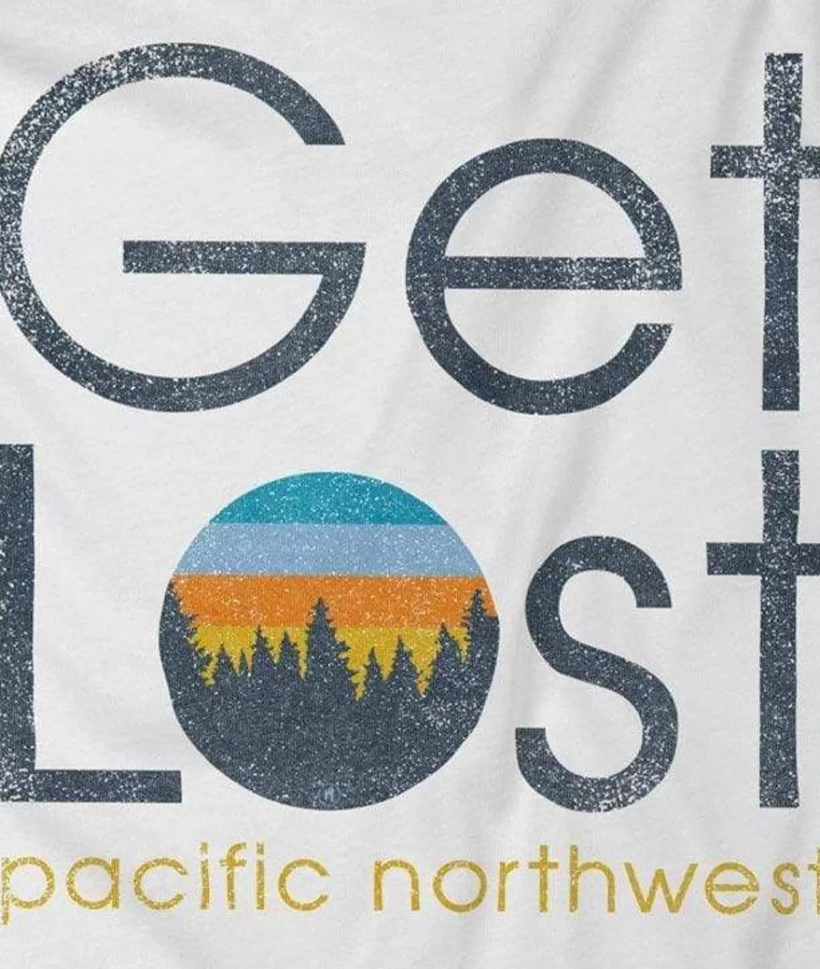 Women'S Ridiculously Soft Graphic Tee | Get Lost | Nayked Apparel New