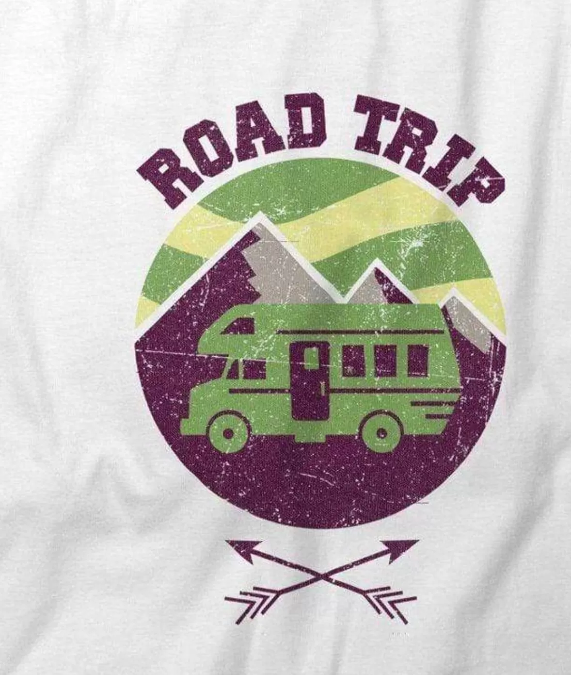 Women'S Ridiculously Soft Graphic Tee | Road Trip | Nayked Apparel Best