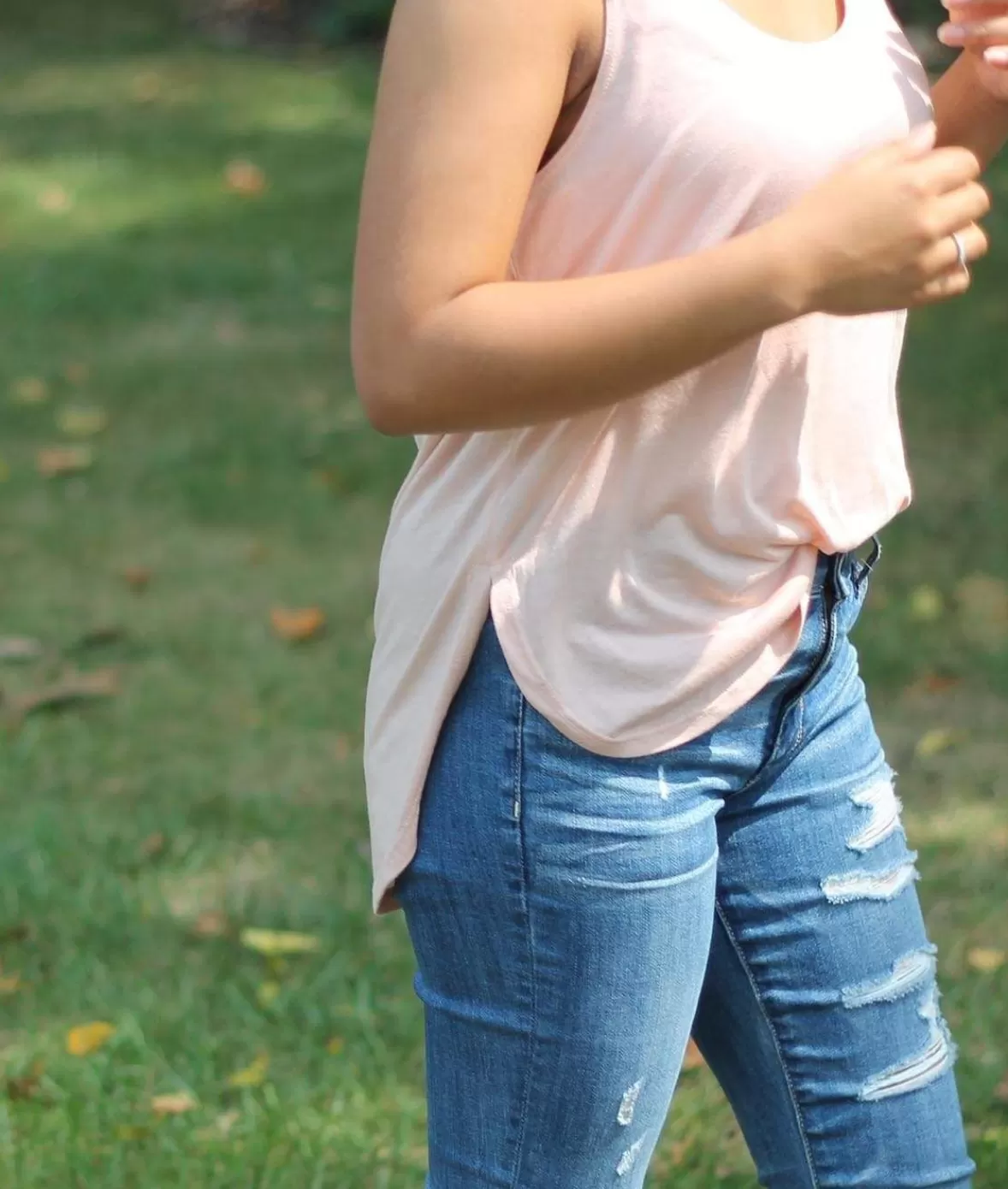 Women'S Ridiculously Soft Lightweight Flowy Tank Top With Side Slits | Nayked Apparel Store
