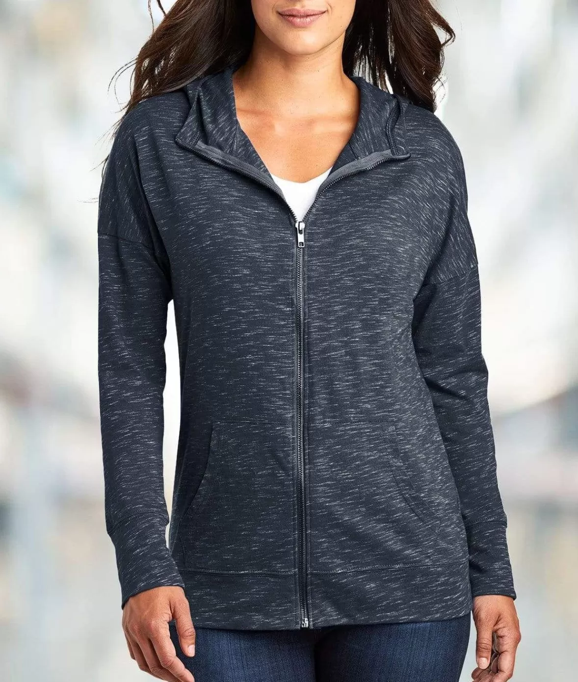 Women'S Ridiculously Soft Lightweight Full-Zip Hoodie | Nayked Apparel Best