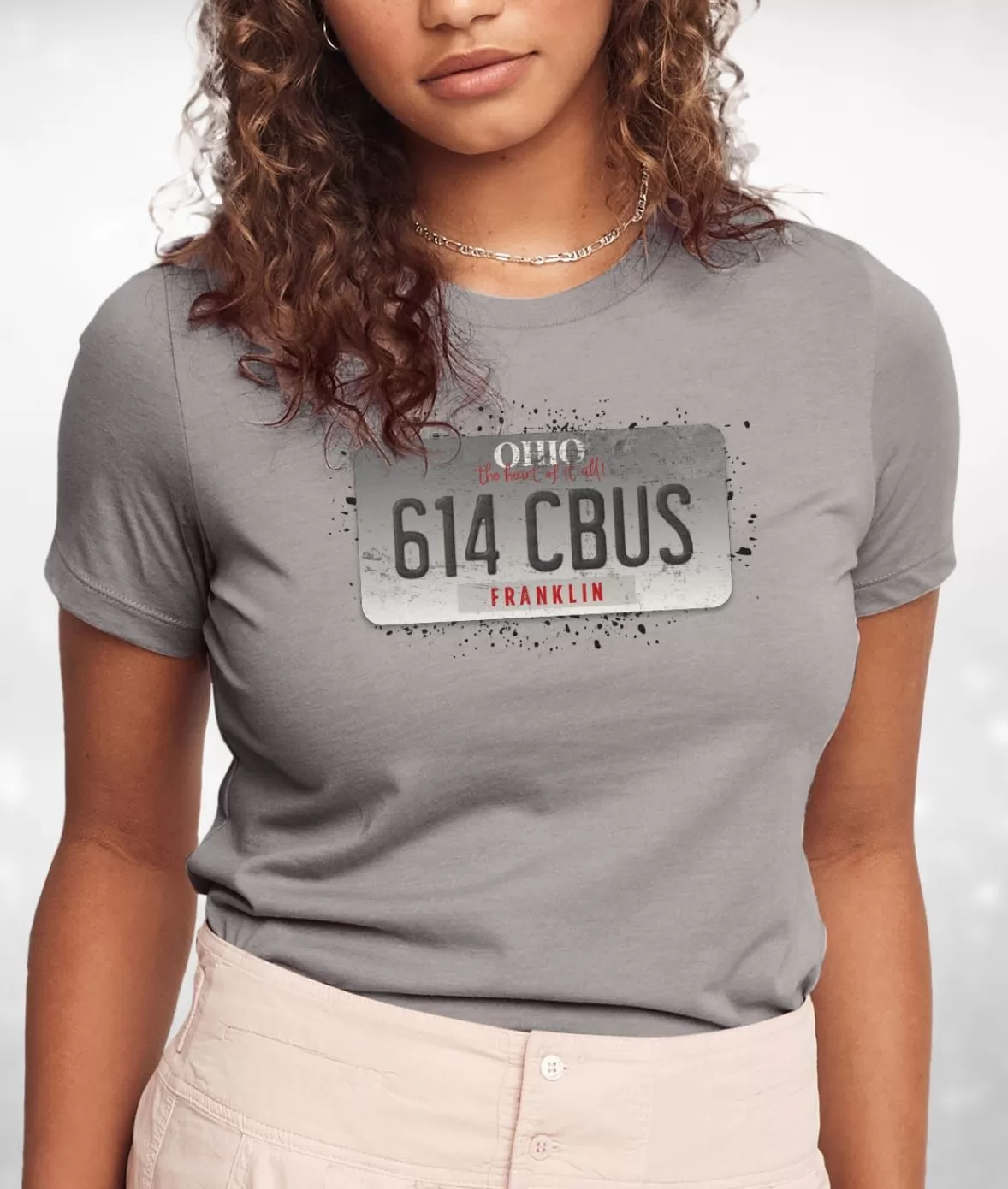 Women'S Ridiculously Soft Lightweight Graphic Tee | 614 Cbus | Nayked Apparel Cheap