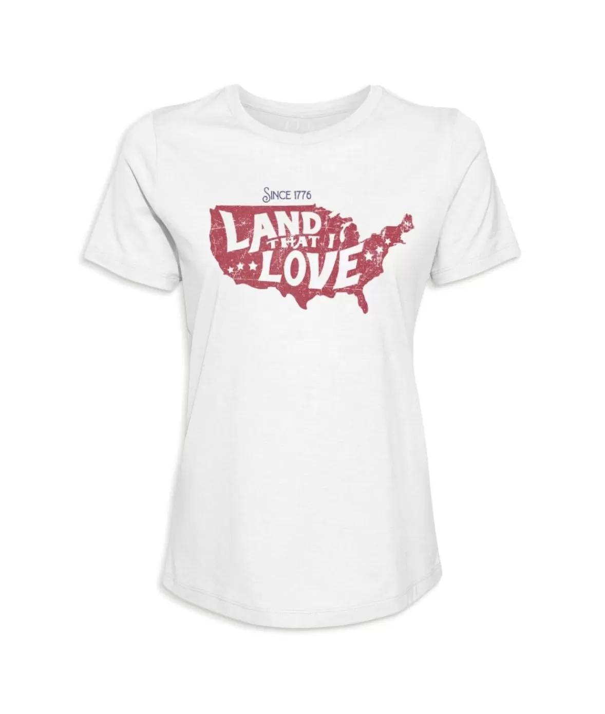 Women'S Ridiculously Soft Lightweight Graphic Tee | Land That I Love | Nayked Apparel Discount