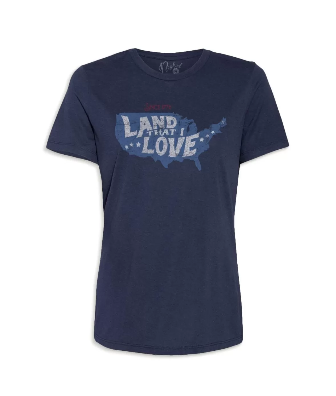 Women'S Ridiculously Soft Lightweight Graphic Tee | Land That I Love | Nayked Apparel Discount