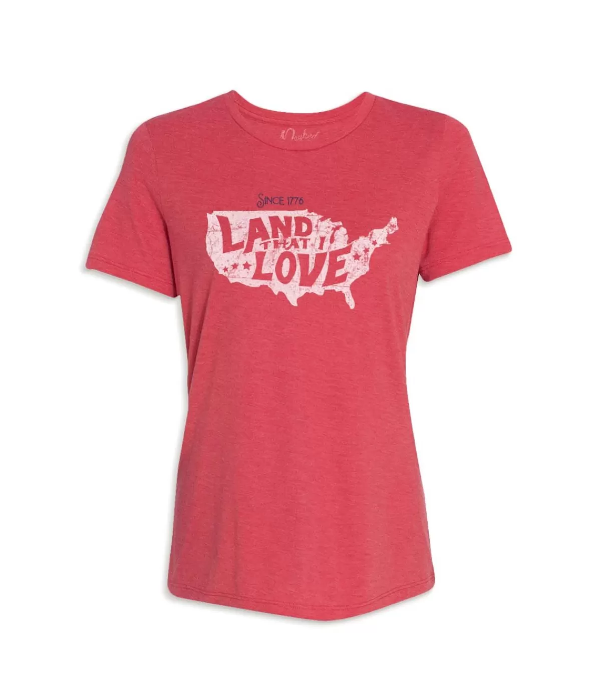 Women'S Ridiculously Soft Lightweight Graphic Tee | Land That I Love | Nayked Apparel Discount