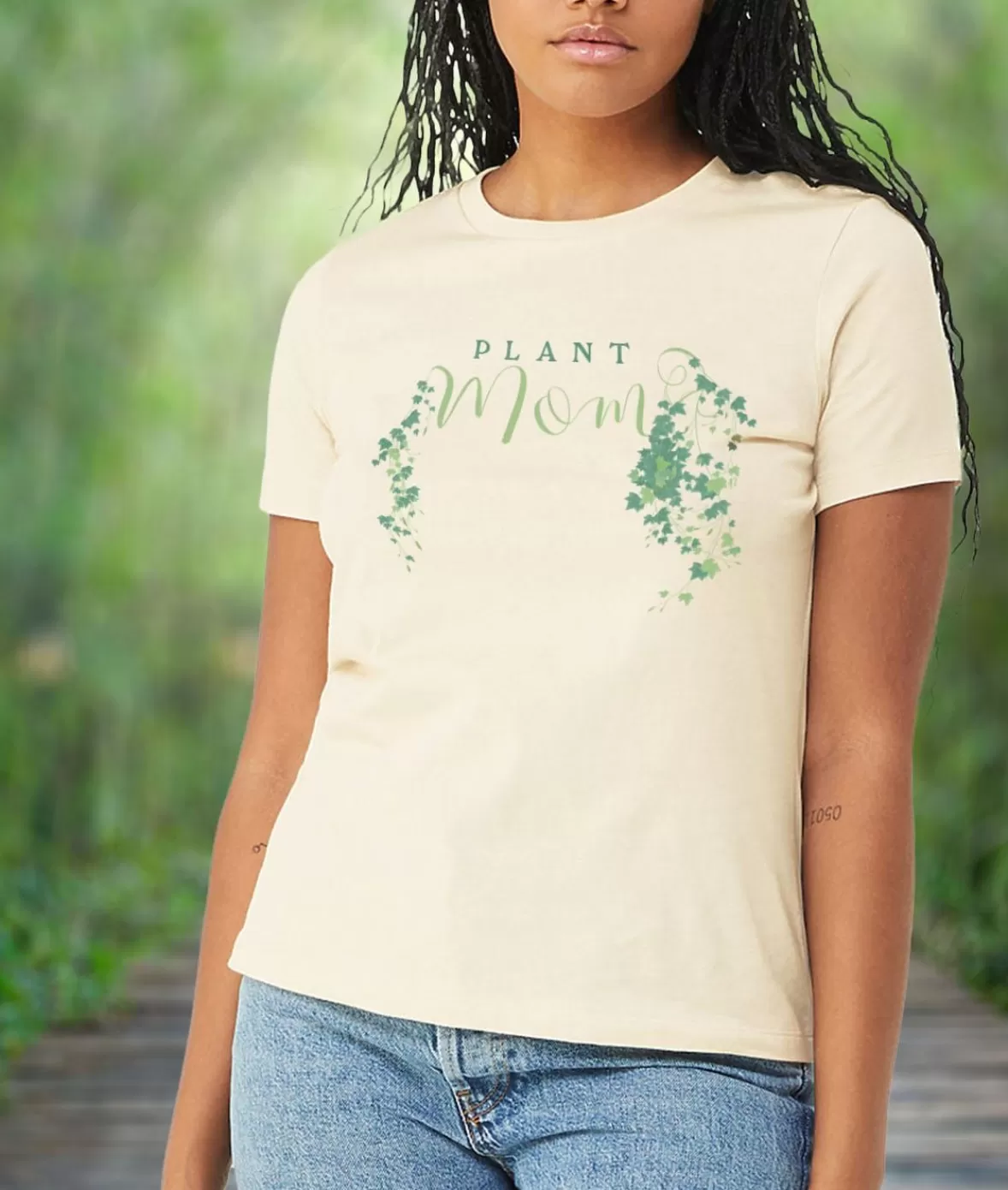 Women'S Ridiculously Soft Lightweight Graphic Tee | Plant Mom | Nayked Apparel Cheap