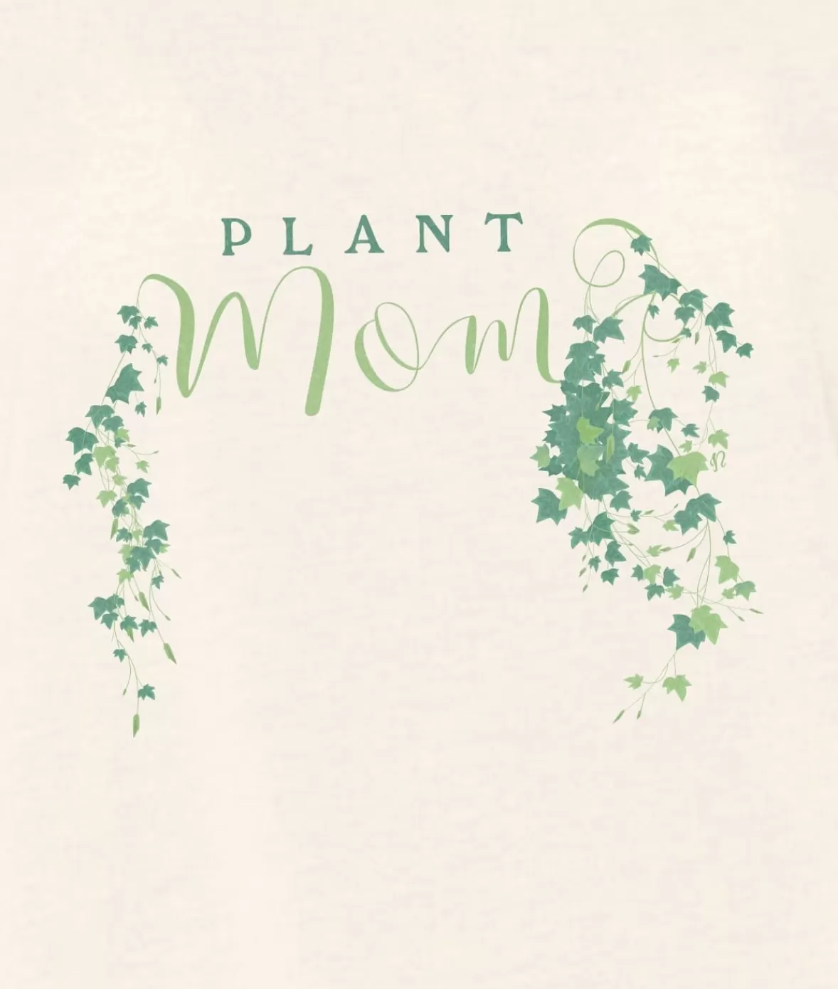 Women'S Ridiculously Soft Lightweight Graphic Tee | Plant Mom | Nayked Apparel Outlet