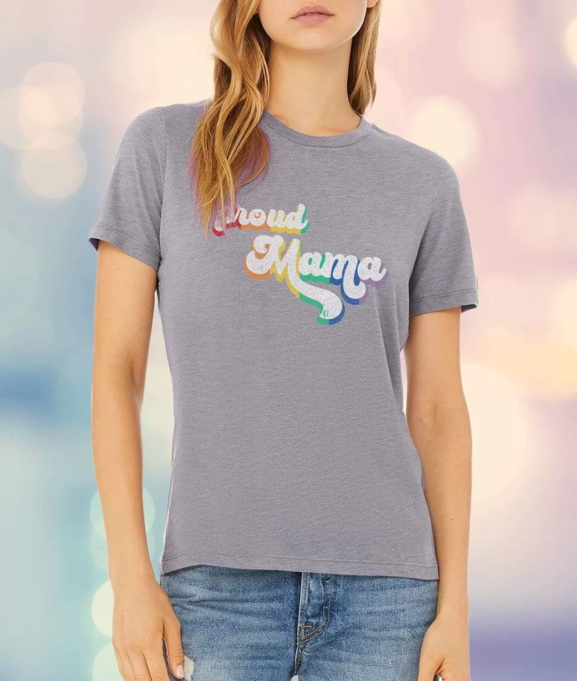 Women'S Ridiculously Soft Lightweight Graphic T-Shirt | Proud Mama | Nayked Apparel Flash Sale