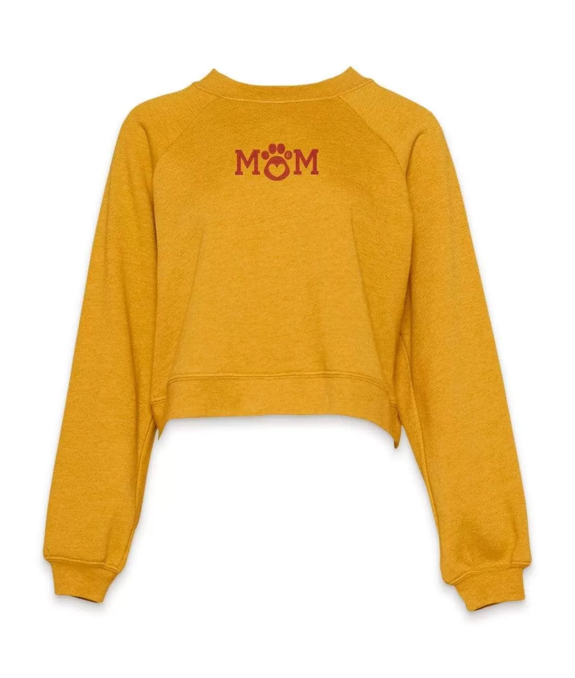 Women'S Ridiculously Soft Mid-Length Raglan Graphic Pullover | Mom Paw Print | Nayked Apparel Fashion