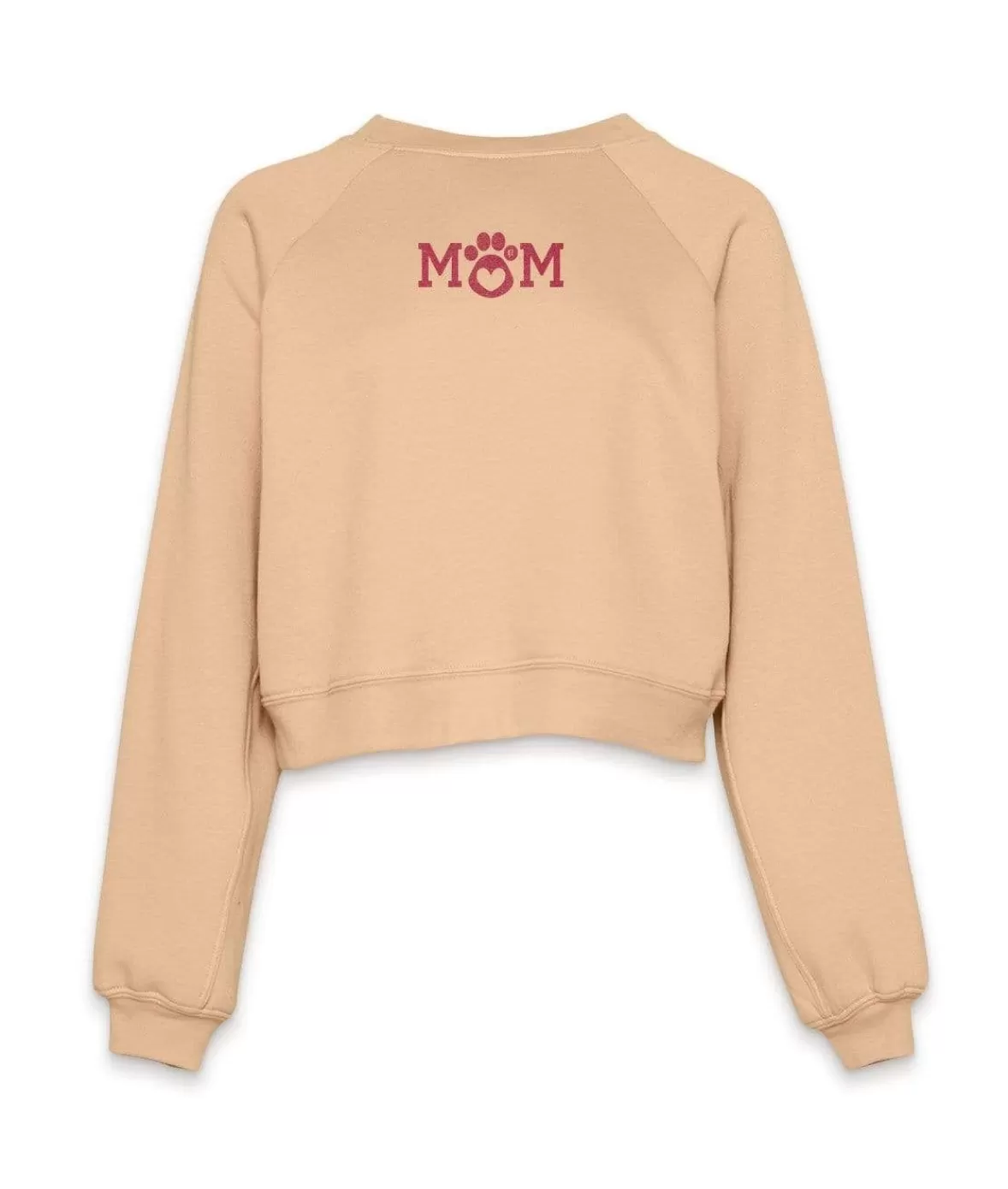 Women'S Ridiculously Soft Mid-Length Raglan Graphic Pullover | Mom Paw Print | Nayked Apparel Fashion