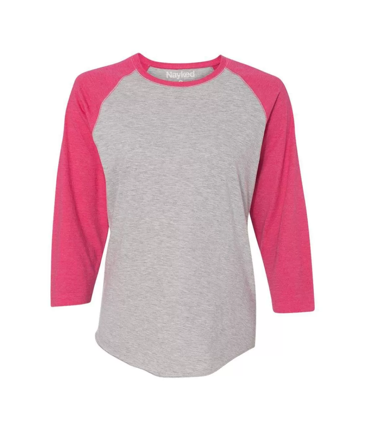 Women'S Ridiculously Soft Midweight Baseball Tee | Nayked Apparel New