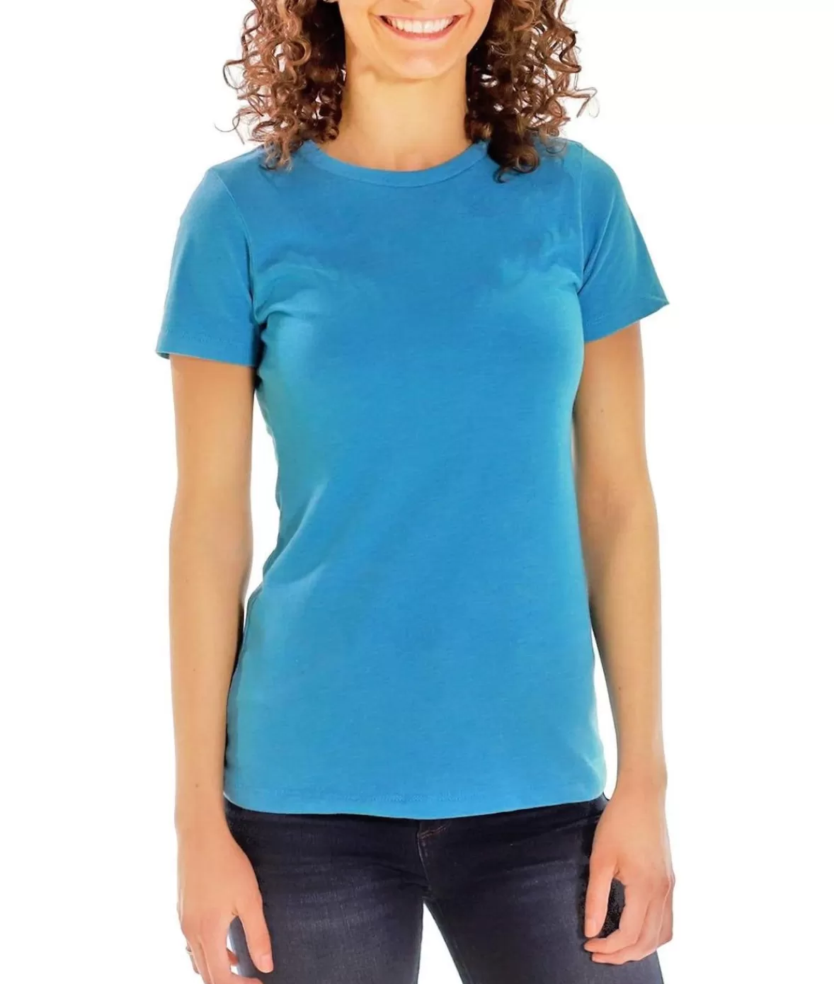 Women'S Ridiculously Soft Midweight Crew Neck T-Shirt | Nayked Apparel New