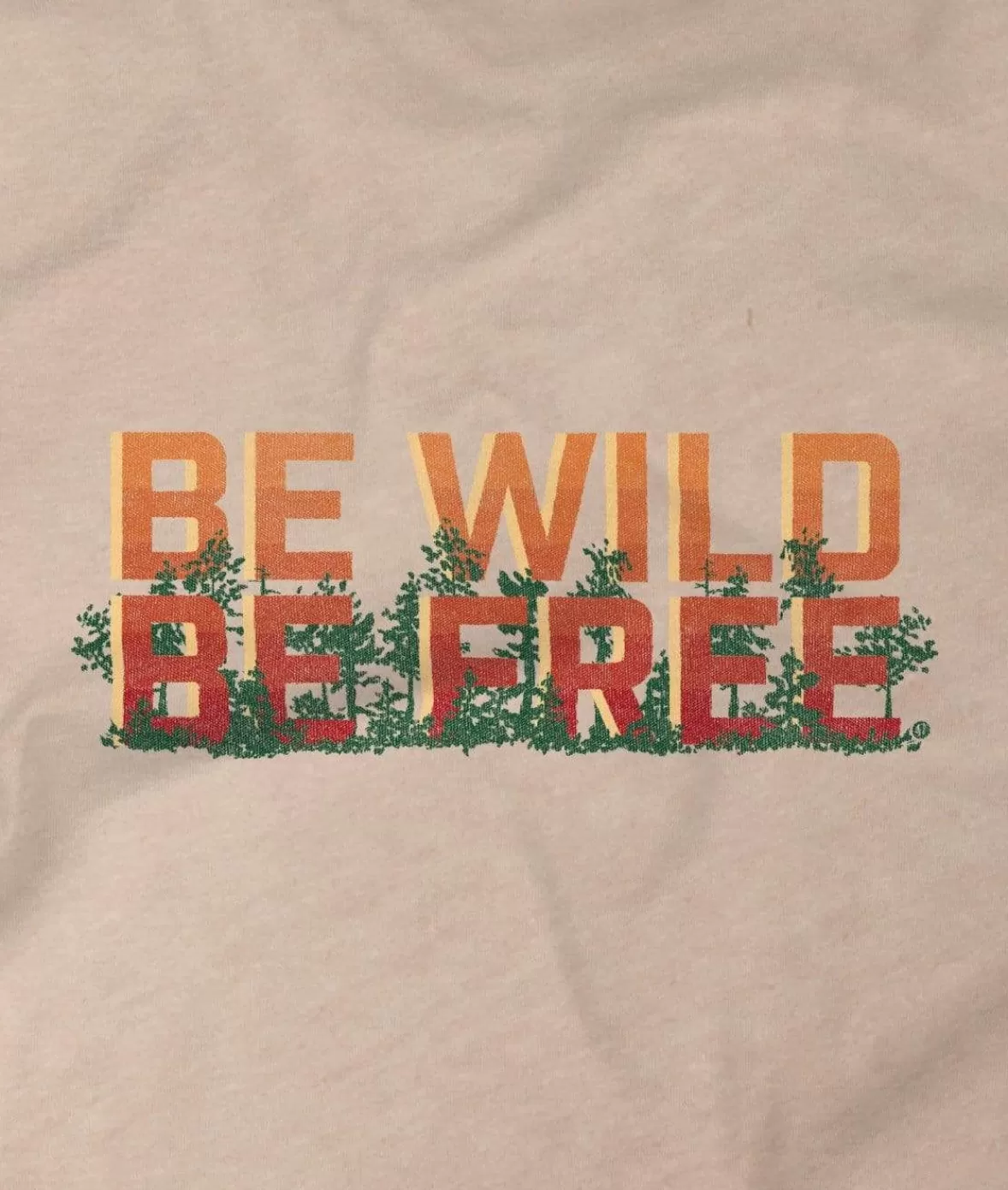 Women'S Ridiculously Soft Midweight Graphic Tee | Be Wild, Be Free | Nayked Apparel Hot