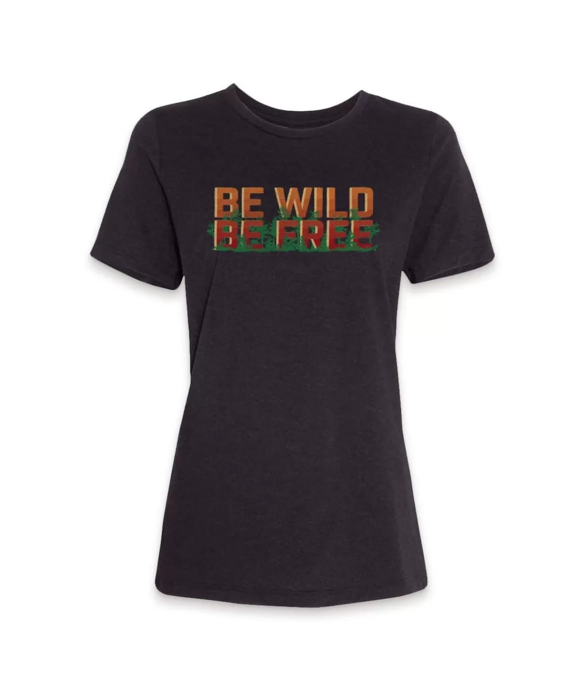 Women'S Ridiculously Soft Midweight Graphic Tee | Be Wild, Be Free | Nayked Apparel Sale