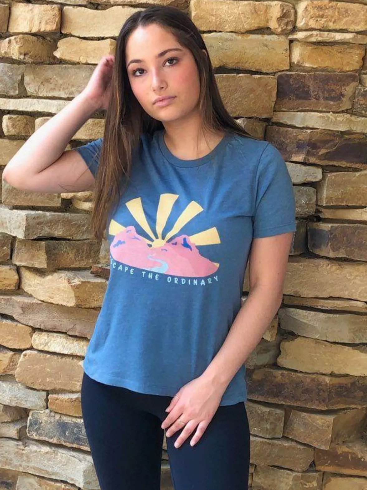 Women'S Ridiculously Soft Midweight Graphic Tee | Escape The Ordinary | Nayked Apparel Shop