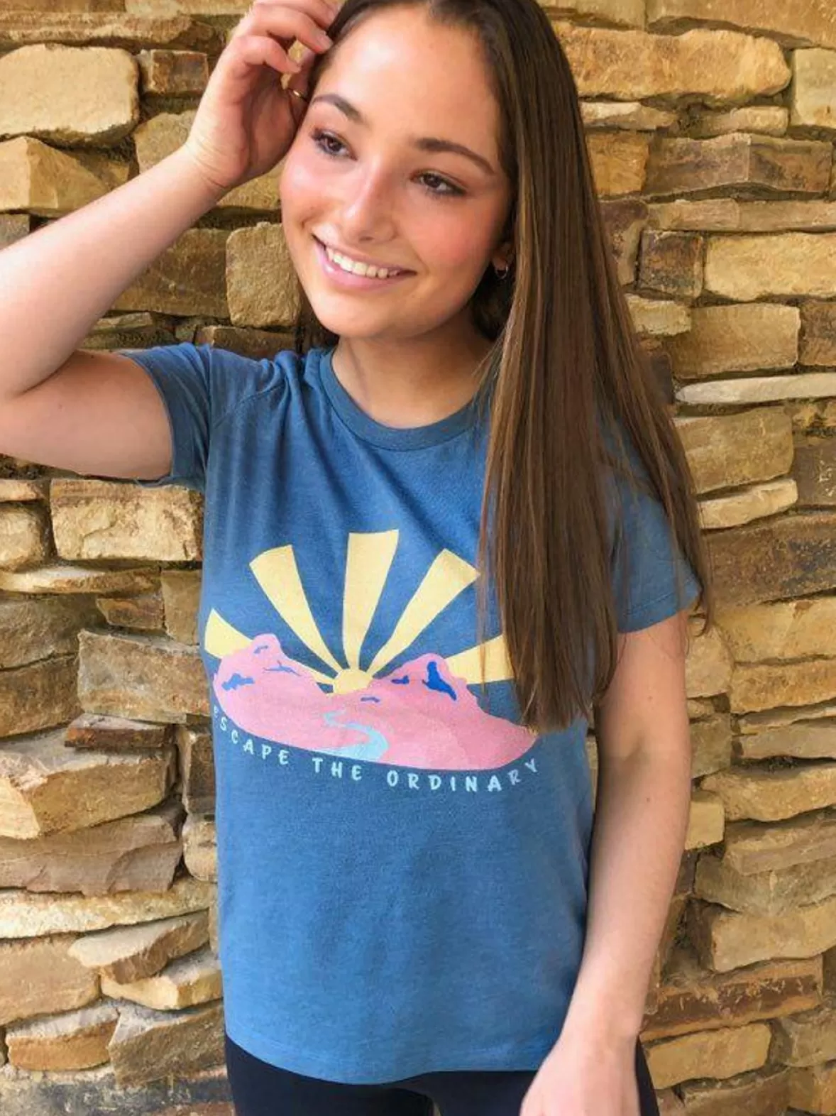 Women'S Ridiculously Soft Midweight Graphic Tee | Escape The Ordinary | Nayked Apparel Shop
