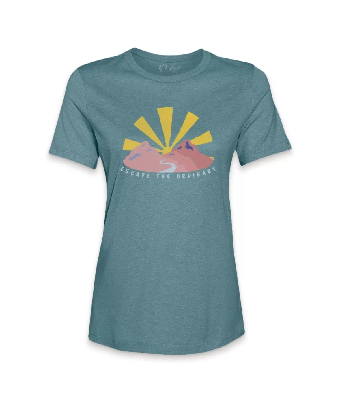 Women'S Ridiculously Soft Midweight Graphic Tee | Escape The Ordinary | Nayked Apparel Shop