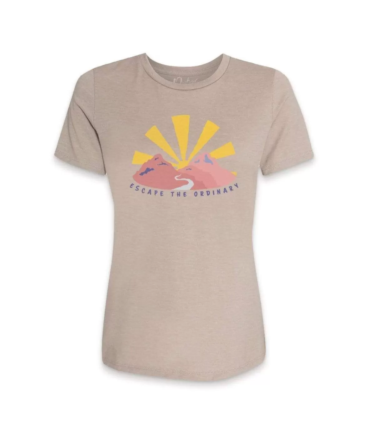 Women'S Ridiculously Soft Midweight Graphic Tee | Escape The Ordinary | Nayked Apparel Shop