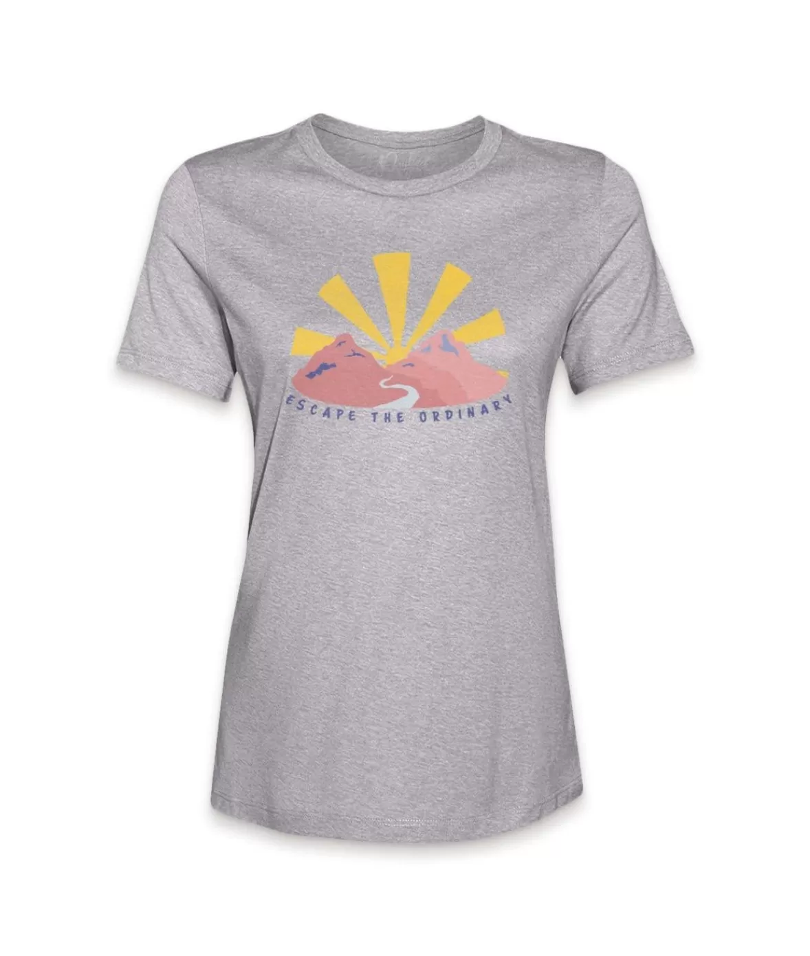 Women'S Ridiculously Soft Midweight Graphic Tee | Escape The Ordinary | Nayked Apparel Shop