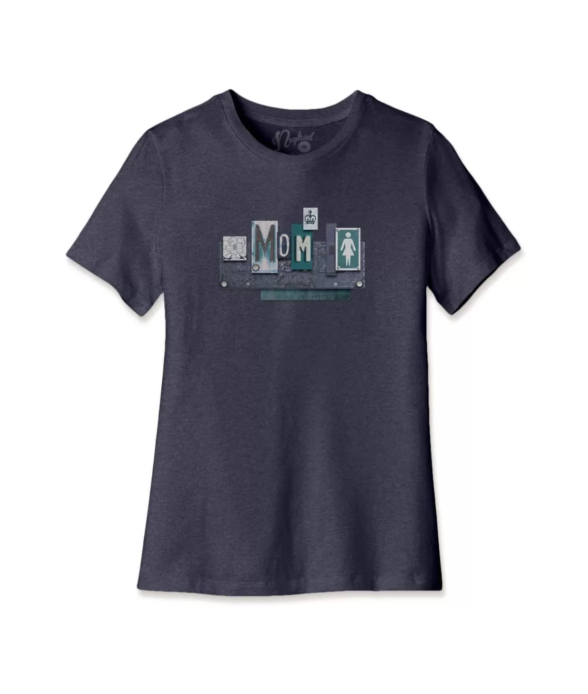 Women'S Ridiculously Soft Midweight Graphic Tee | License Plate Art: Mom | Nayked Apparel Shop