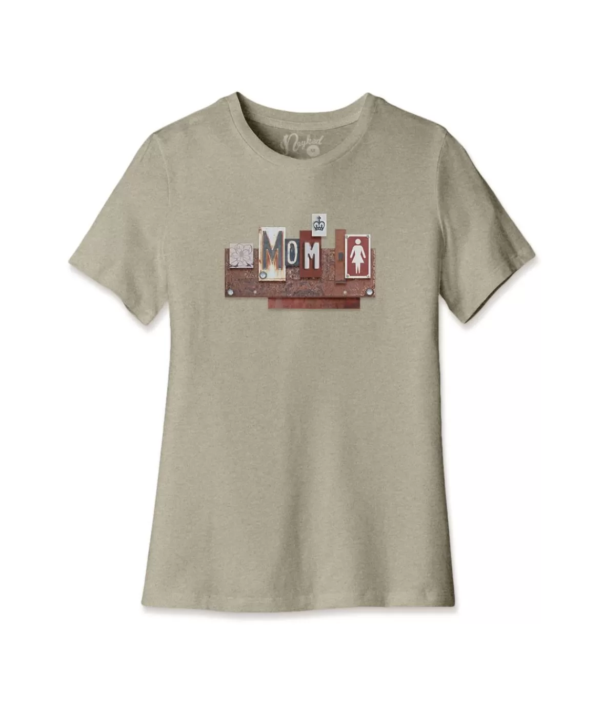Women'S Ridiculously Soft Midweight Graphic Tee | License Plate Art: Mom | Nayked Apparel Shop