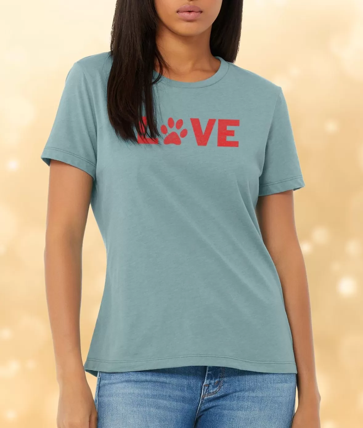 Women'S Ridiculously Soft Midweight Relaxed Valentine'S Day Graphic T-Shirt | Love My Pet | Nayked Apparel Online