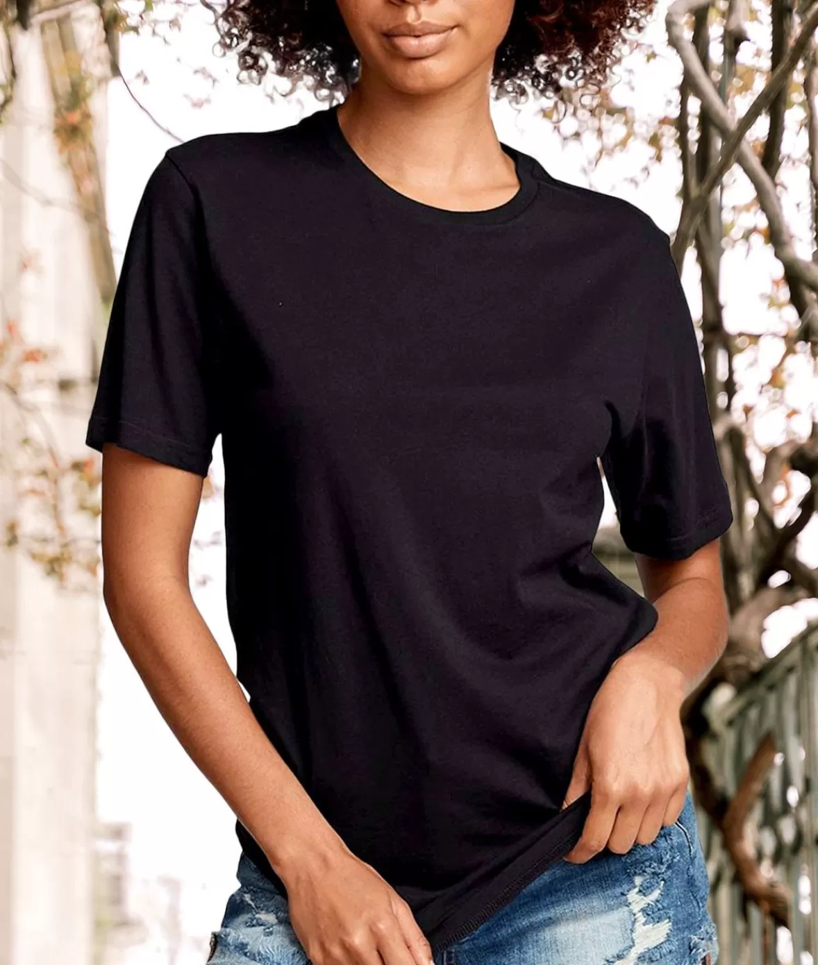 Women'S Ridiculously Soft Oversized Curved Hem Long Tee | Nayked Apparel Fashion