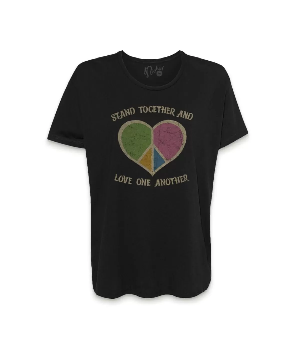 Women'S Ridiculously Soft Oversized Graphic Tee | Stand Together And Love One Another | Nayked Apparel Outlet