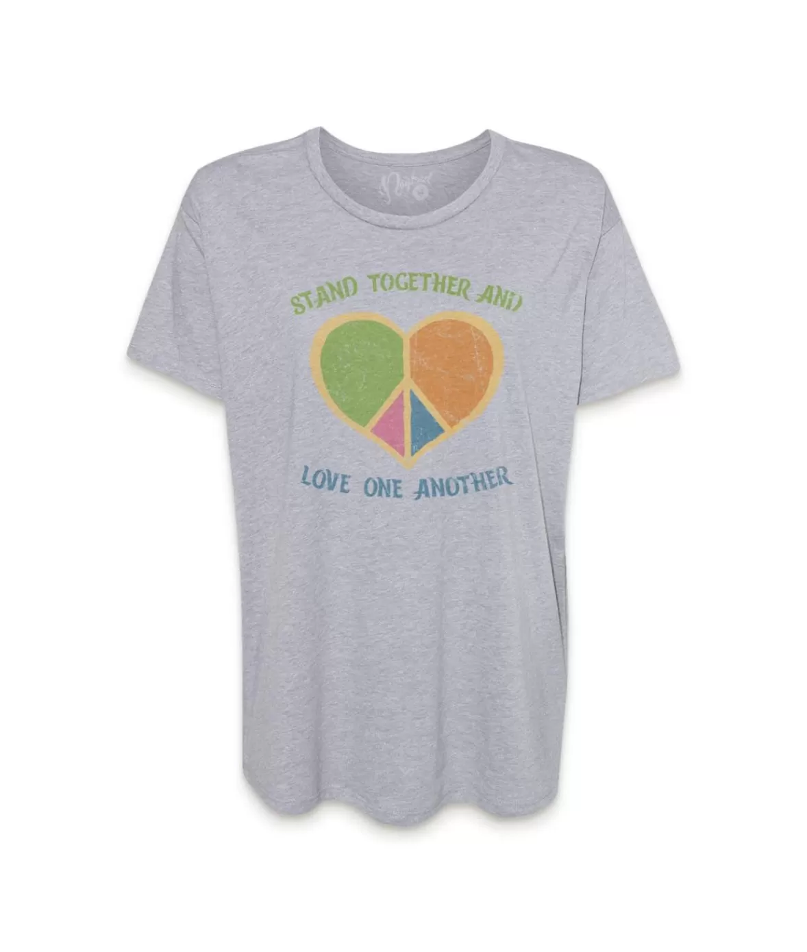 Women'S Ridiculously Soft Oversized Graphic Tee | Stand Together And Love One Another | Nayked Apparel Outlet