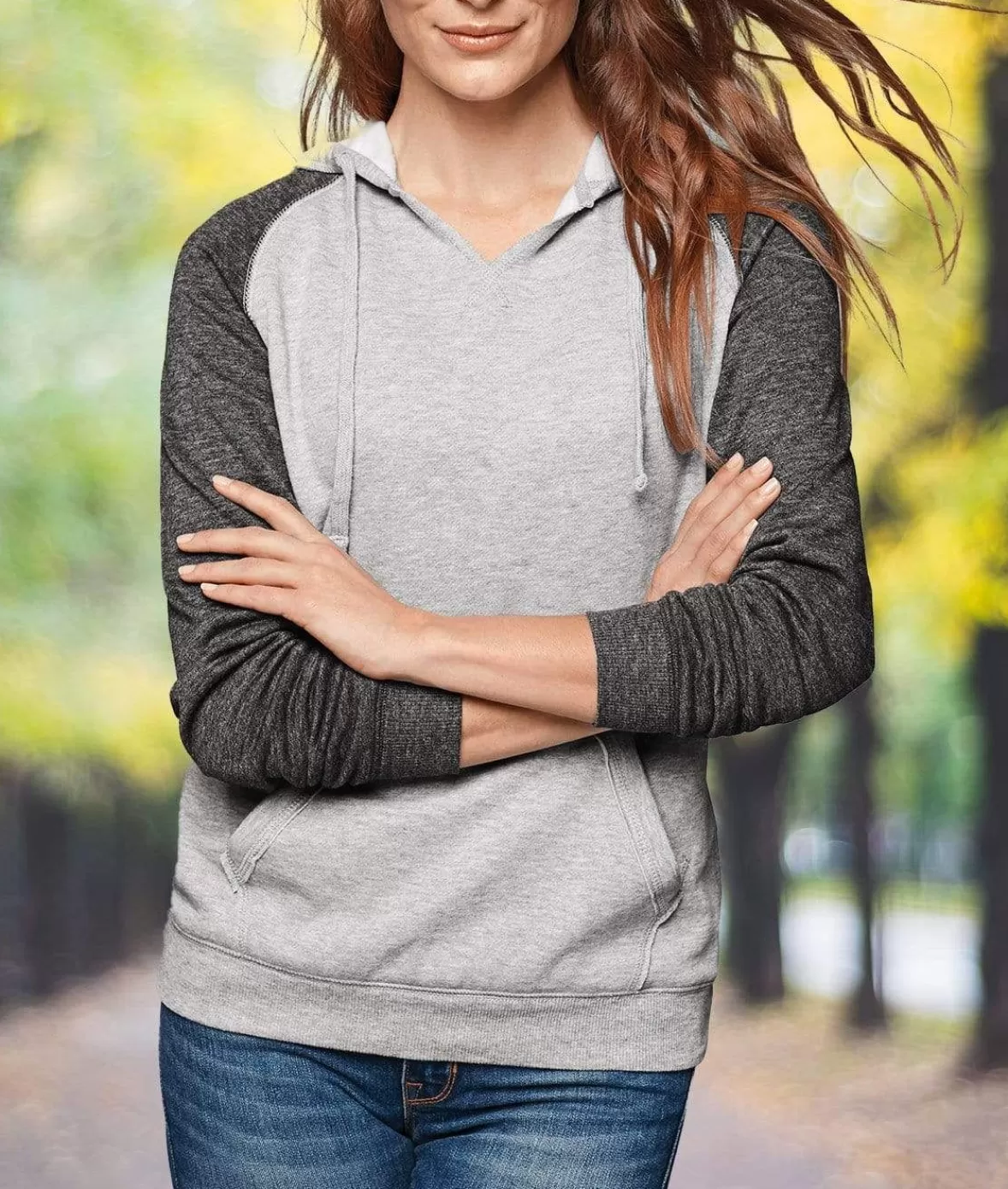 Women'S Ridiculously Soft Raglan Fleece Hoodie | Nayked Apparel Online