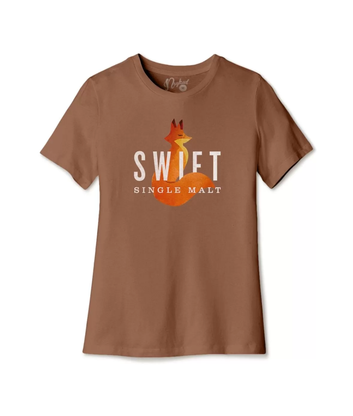 Women'S Ridiculously Soft Relaxed Fit 100% Cotton Graphic T-Shirt | Swift Single Malt | Nayked Apparel Clearance