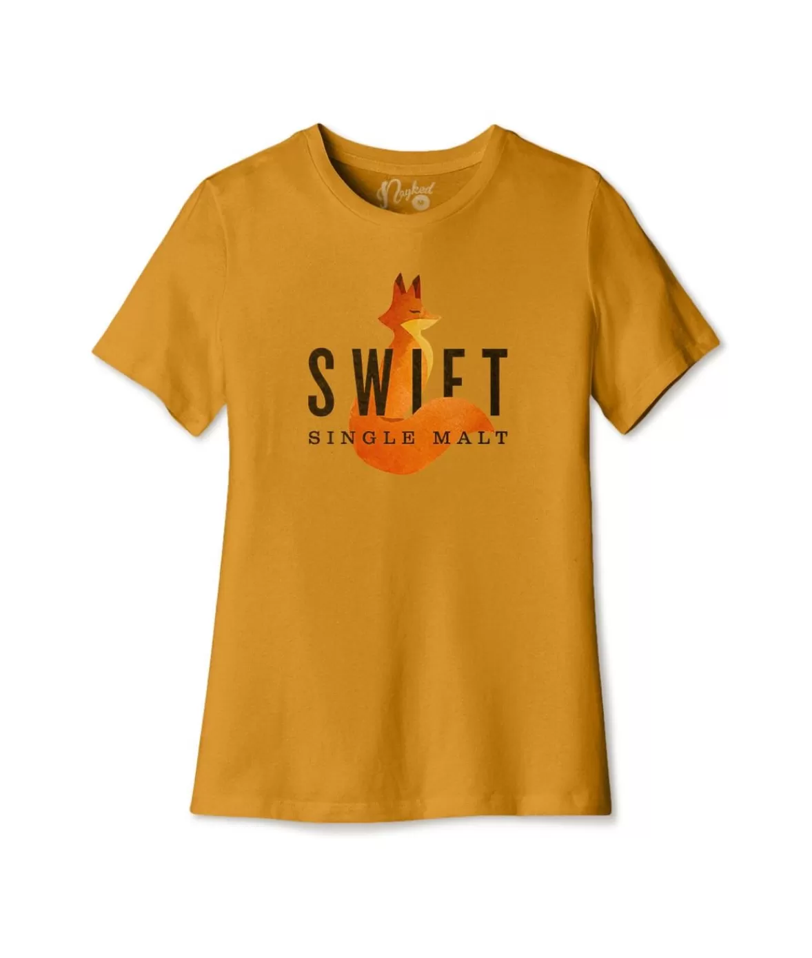 Women'S Ridiculously Soft Relaxed Fit 100% Cotton Graphic T-Shirt | Swift Single Malt | Nayked Apparel Clearance