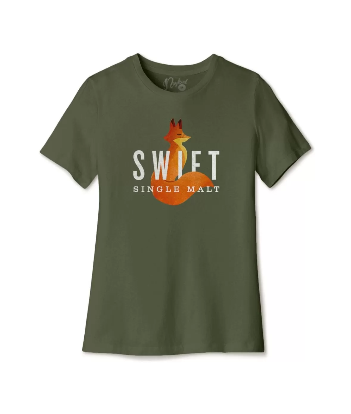 Women'S Ridiculously Soft Relaxed Fit 100% Cotton Graphic T-Shirt | Swift Single Malt | Nayked Apparel Clearance