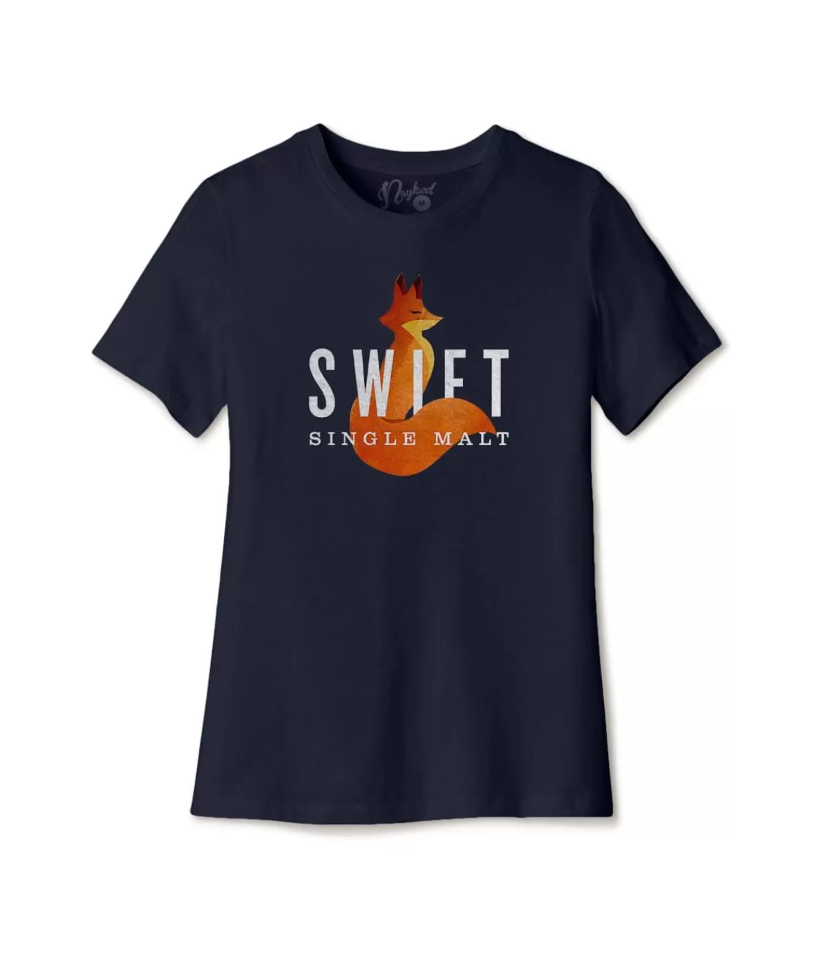 Women'S Ridiculously Soft Relaxed Fit 100% Cotton Graphic T-Shirt | Swift Single Malt | Nayked Apparel Clearance