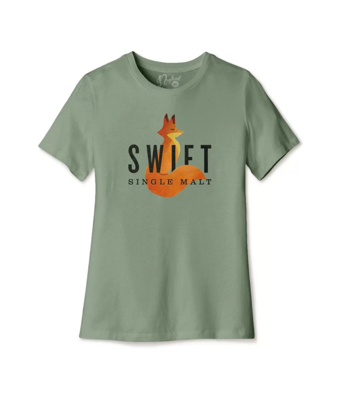 Women'S Ridiculously Soft Relaxed Fit 100% Cotton Graphic T-Shirt | Swift Single Malt | Nayked Apparel Clearance