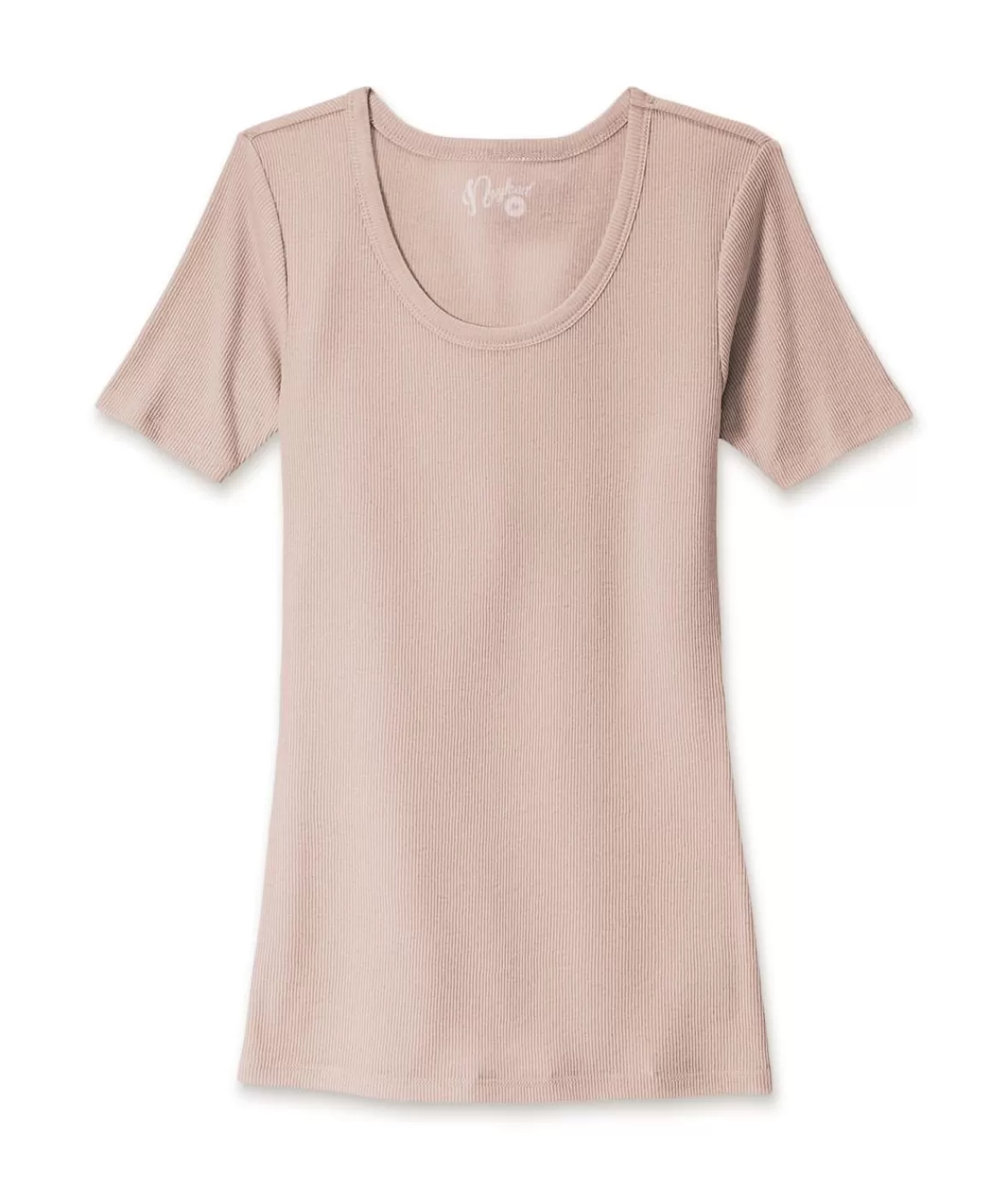 Women'S Ridiculously Soft Ribbed Scoop Neck Tee | Nayked Apparel Outlet