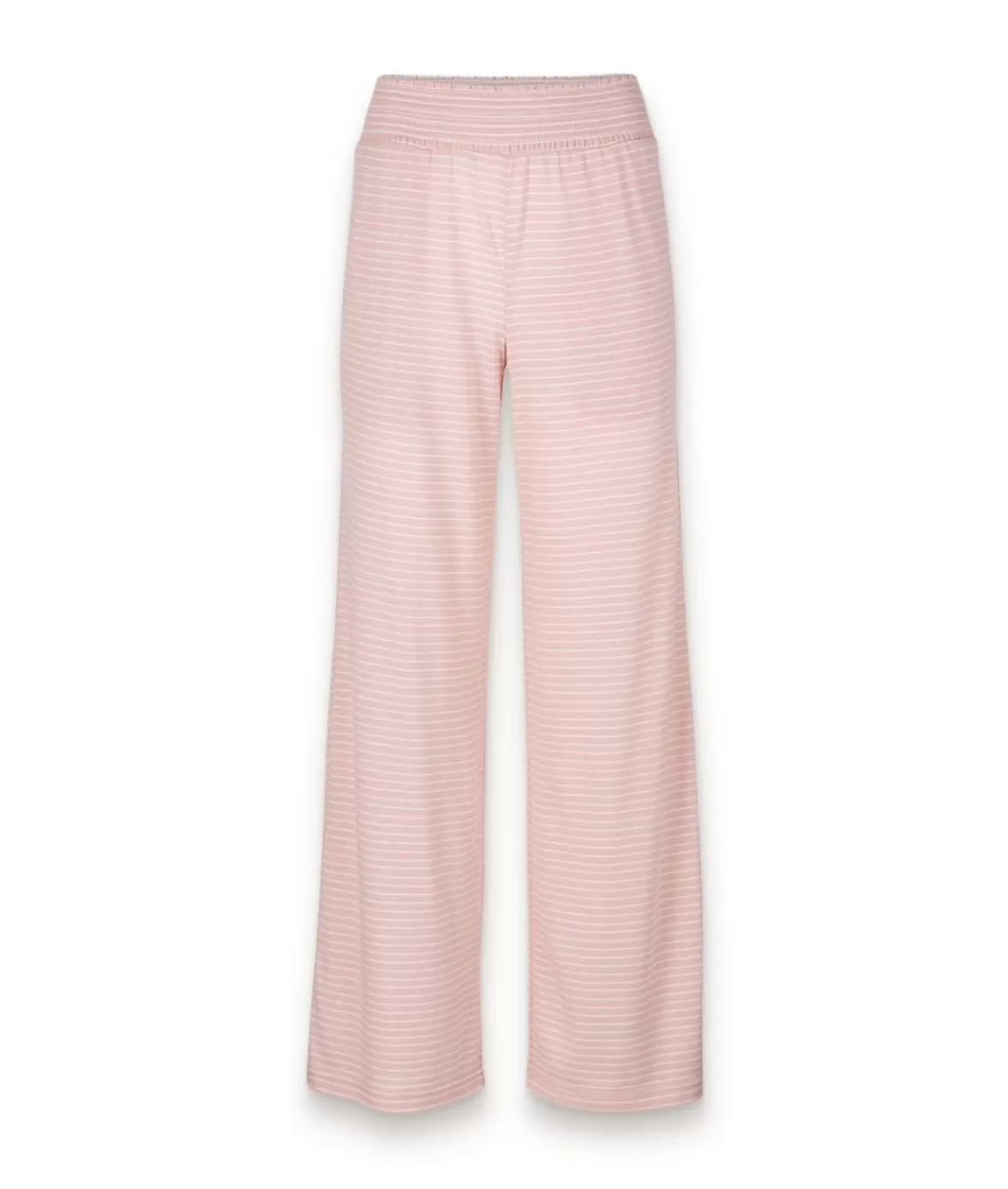Women'S Ridiculously Soft Shirred Wide Leg Fine Line Striped Lounge Pants | Nayked Apparel Shop