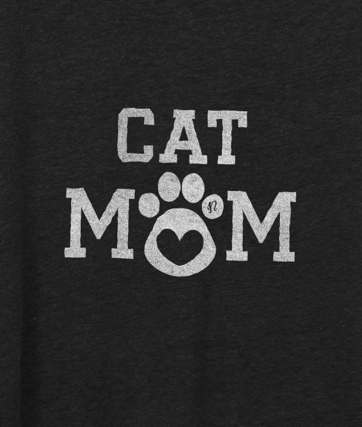 Women'S Ridiculously Soft Vintage Crop Graphic Tee | Cat Mom | Nayked Apparel Outlet