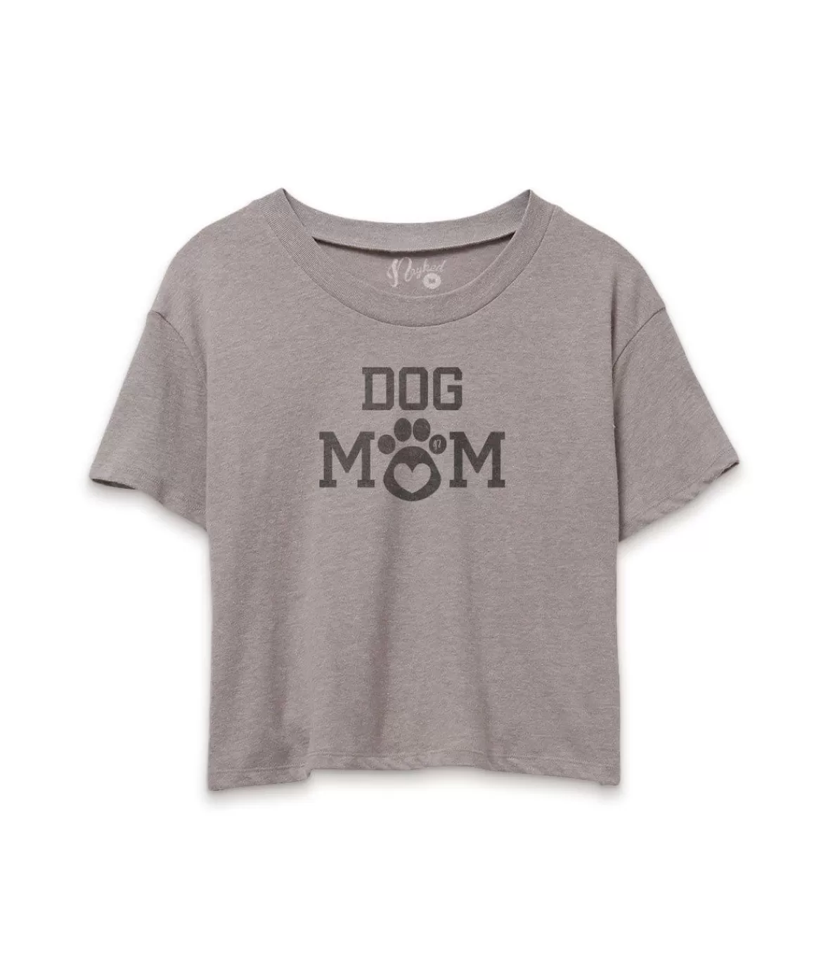 Women'S Ridiculously Soft Vintage Crop Graphic Tee | Dog Mom | Nayked Apparel Fashion