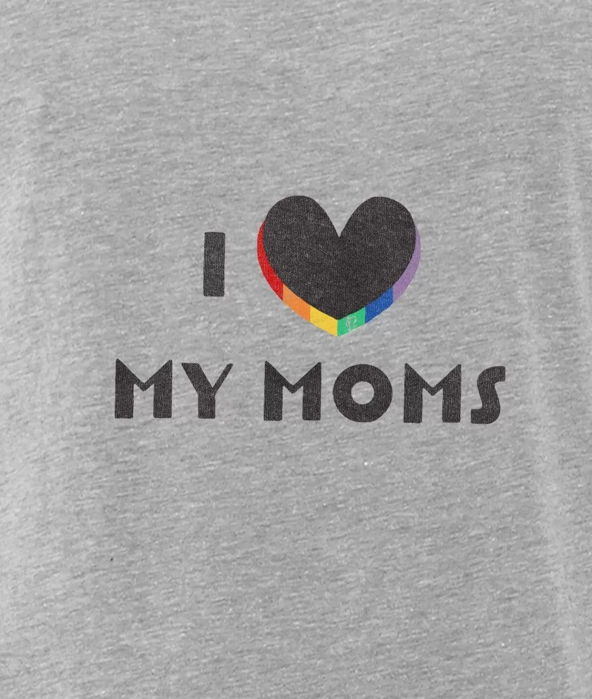 Women'S Ridiculously Soft Vintage Oversized Graphic Tee | I Love My Moms | Nayked Apparel Best Sale
