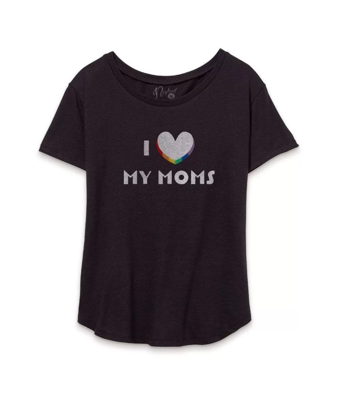 Women'S Ridiculously Soft Vintage Oversized Graphic Tee | I Love My Moms | Nayked Apparel Best Sale