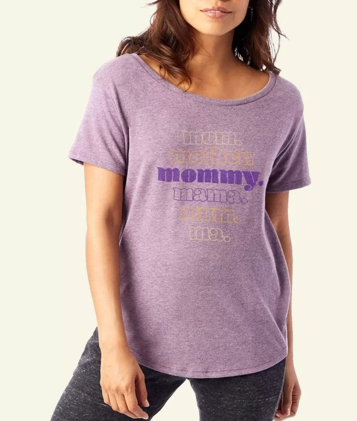 Women'S Ridiculously Soft Vintage Oversized Graphic Tee | Mommy | Nayked Apparel Hot